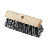 Hillbrush 10.5inch B/W Stiff Poly Yard Broom Head Hillbrush 10.5inch B/W Stiff Poly Yard Broom Head